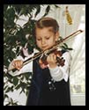 Violinist Sabina Performing
